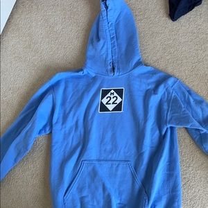 blue m22 hoodie
